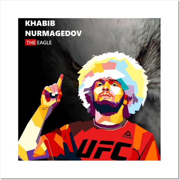 KHABIB NURMAGEDOV Wall Art by Shuriken